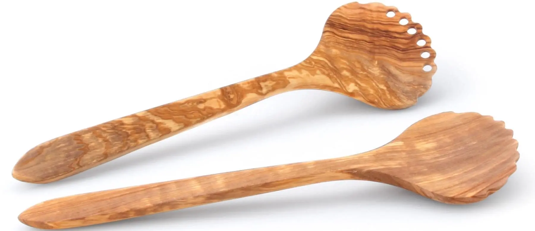 Olivenholz Salatbesteck Nr.1, 31.5 cm