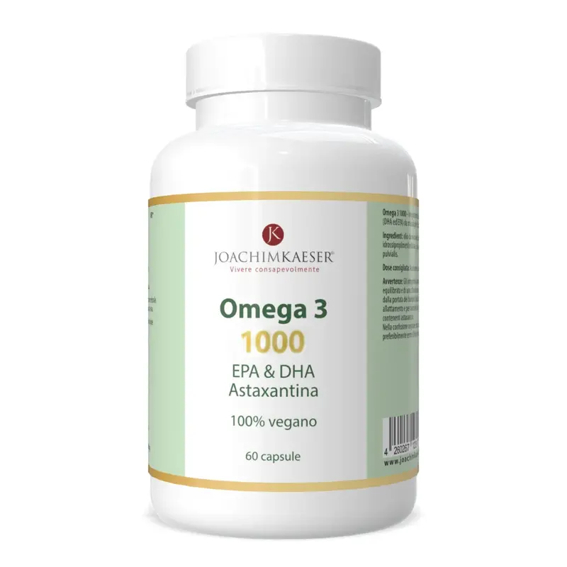 Omega 3 1000 - EPA & DHA Astaxantina 100% vegano