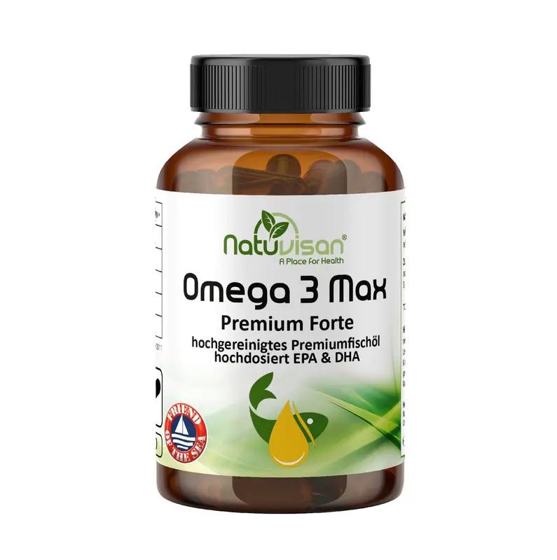 Omega-3 Fischöl mit EPA & DHA 2g hochdosiert 110 Kapseln