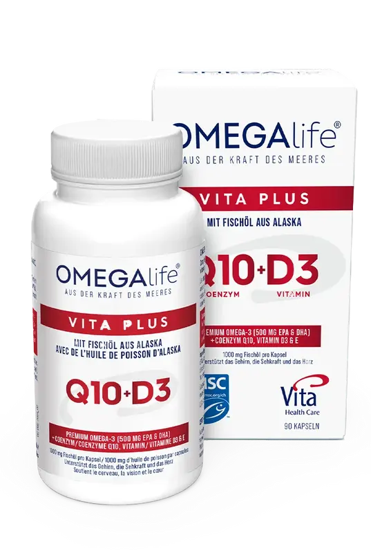 Omega-Life Vita Plus caps bte 90 pce