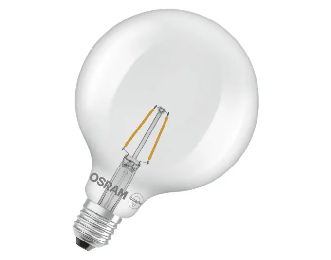 OSRAM LED-Lampe Retrofit Classic Globe E27 1.8W 250lm clear Warm White