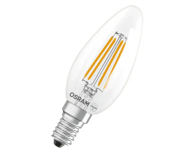 OSRAM LED-Lampe Retrofit Star Classic B E14 3.4W 470lm clear Warm White