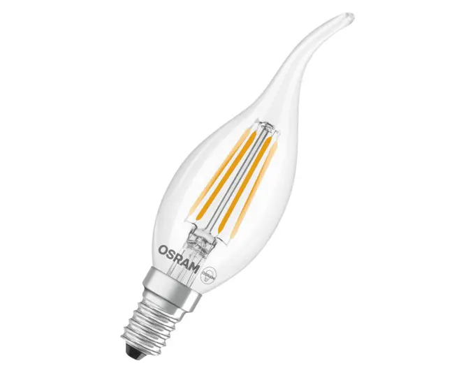 OSRAM LED-Lampe Retrofit Star Classic BA E14 3.4W 470lm clear Warm White
