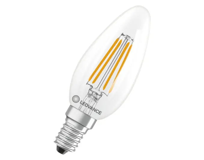 OSRAM LED-Lampe Retrofit Superstar Classic B E14 3.4W 470lm dimmable clear Warm White