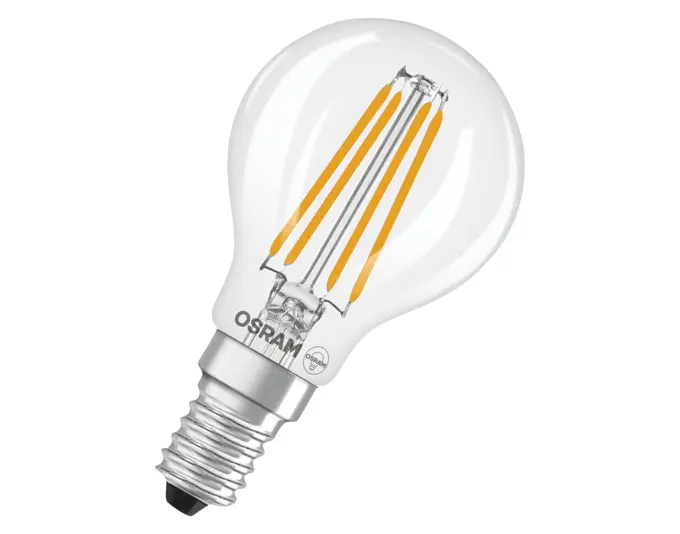 OSRAM LED-Lampe Retrofit Superstar Classic P E14 3.4W 470lm dimmable clear Warm White