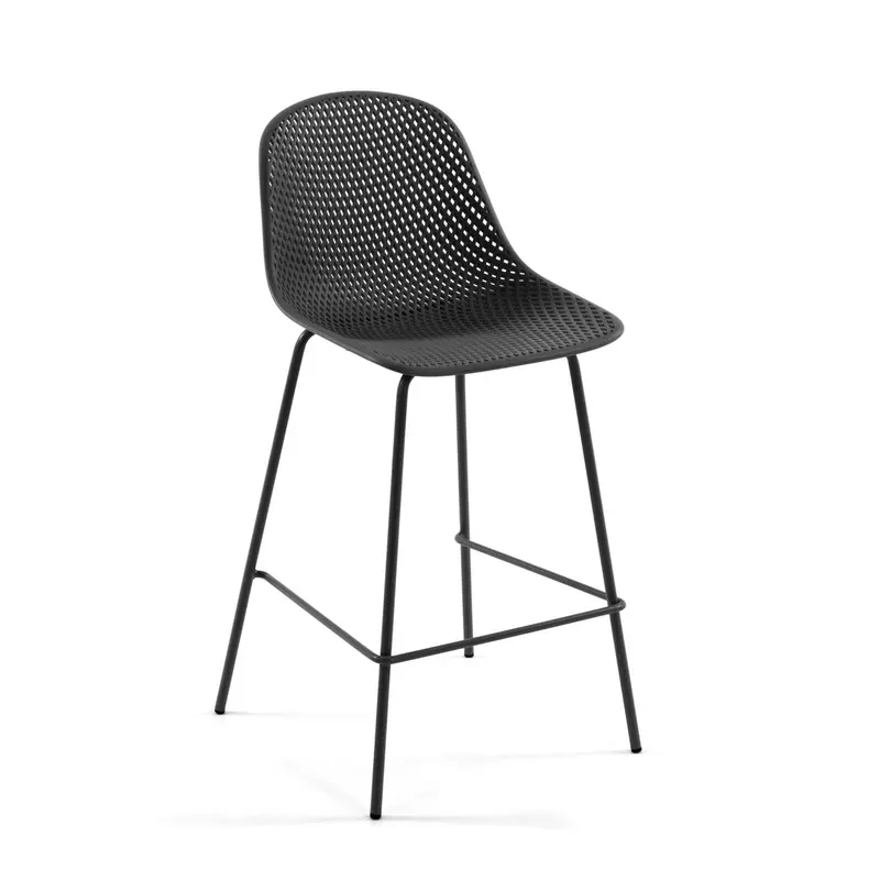 Outdoor Hocker Quinby grau Höhe 75 cm
