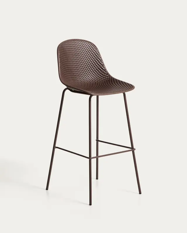 Outdoor-Hocker Quinby in Braun, 75 cm