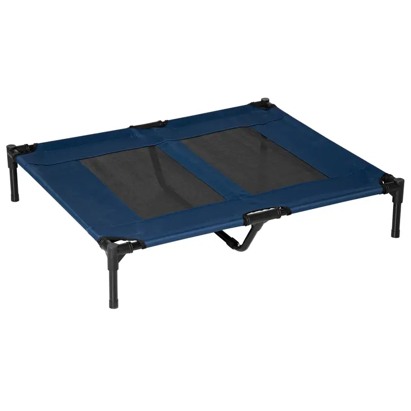 Outdoor-Hundebett Hundeliege Haustierbett Blau, 91,5x76,2x18cm