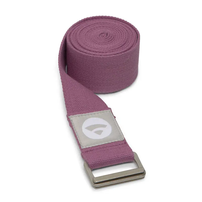 PADMA Yogagurt aus Baumwolle mit Schnalle – extra breit, griffig & stabil