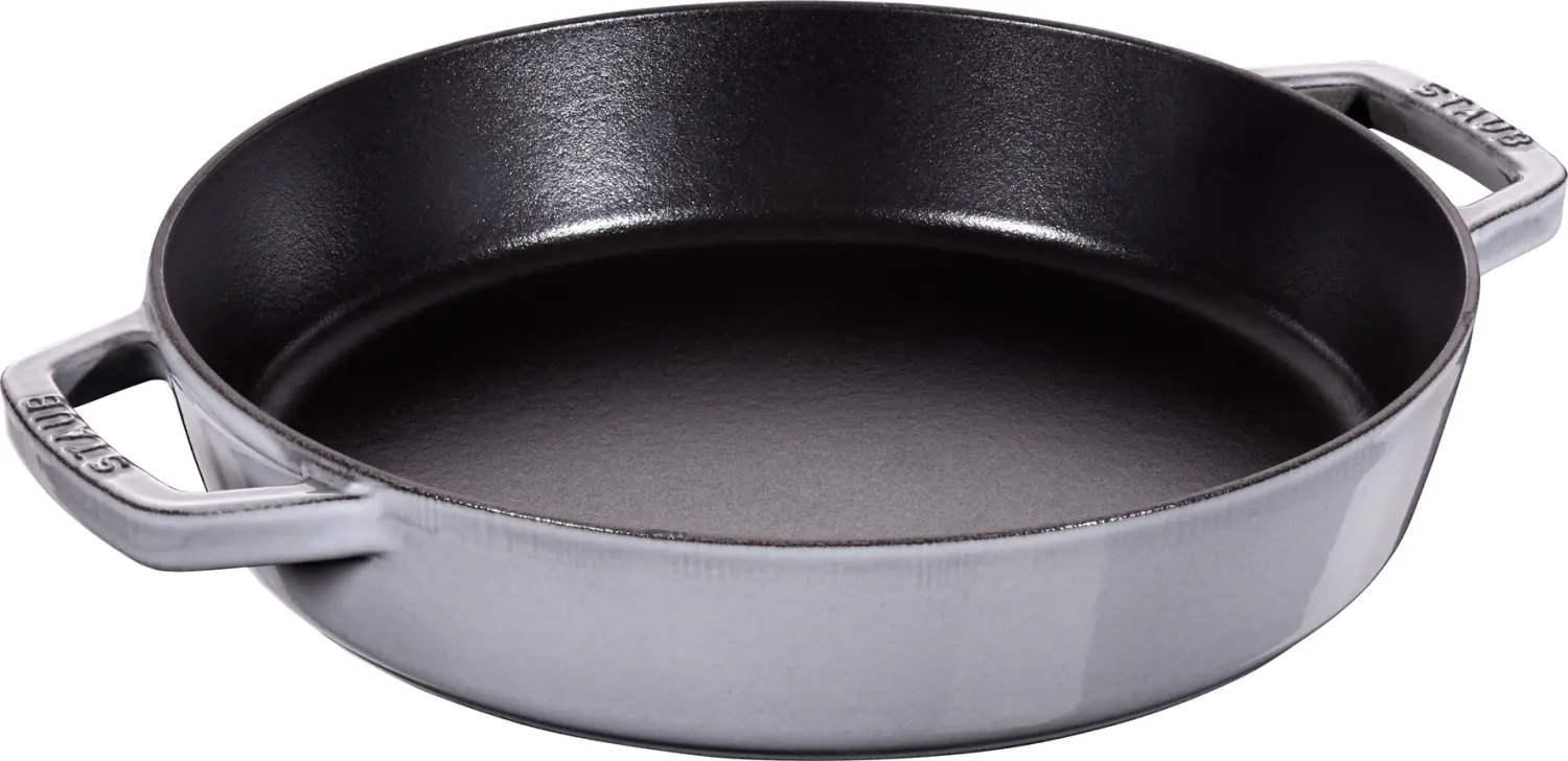 Paella-Pfanne 34 cm, Graphit-Grau, Gusseisen