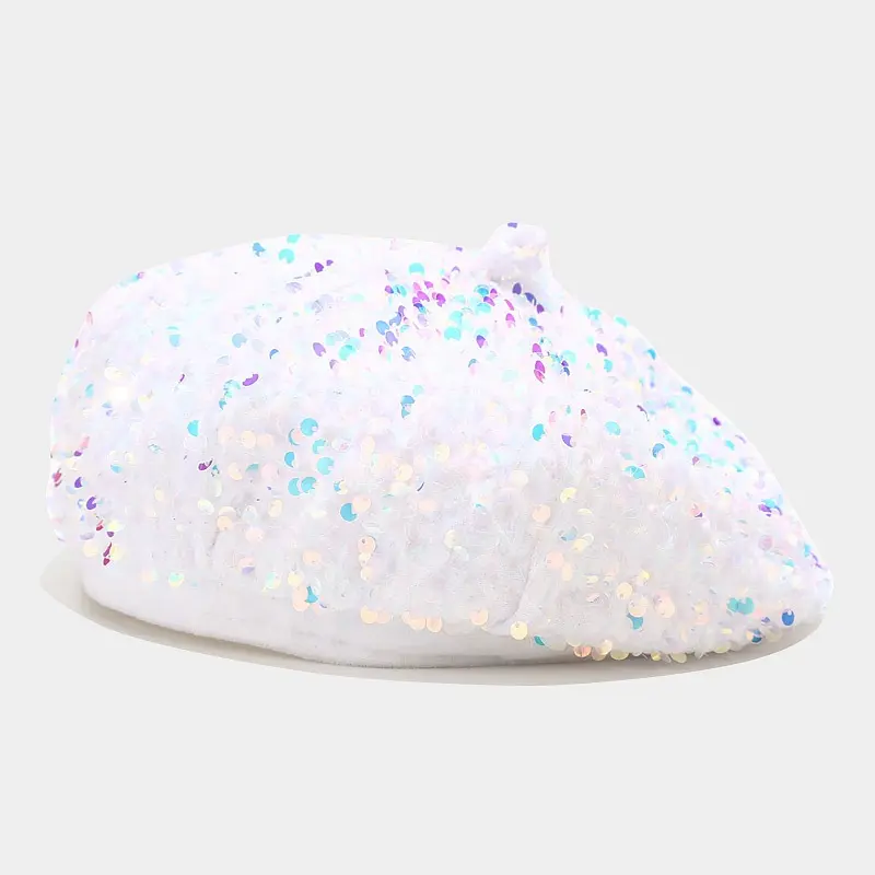 Pailletten-Baskenmütze «Étoile» · Glitzer-Beret