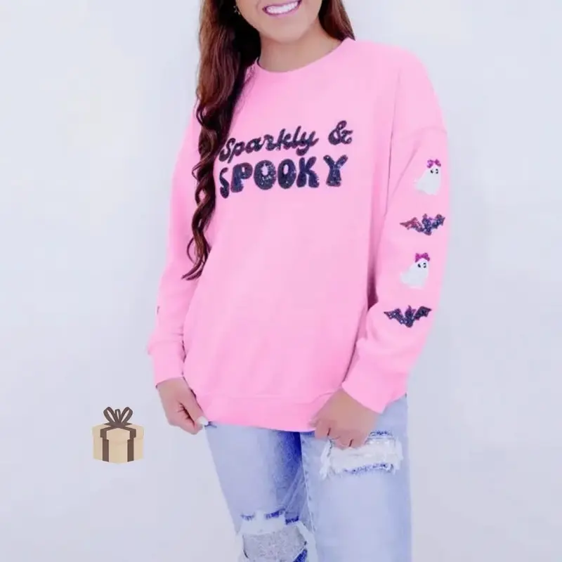 Pailletten-Hoodie für Damen