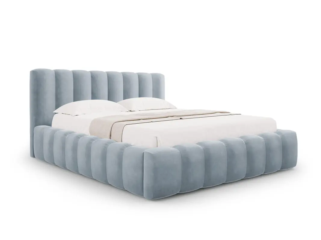 Palma Bett mit Stauraum mit Kopfteil 160cm