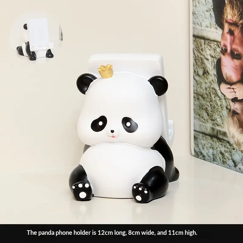 Panda Handyhalter – süsser Schreibtisch-Ständer für Smartphones