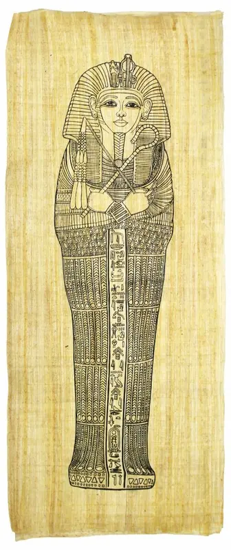 Papyrus Gross-Formate - Der Sarkophag des Tut-Anch-Amun