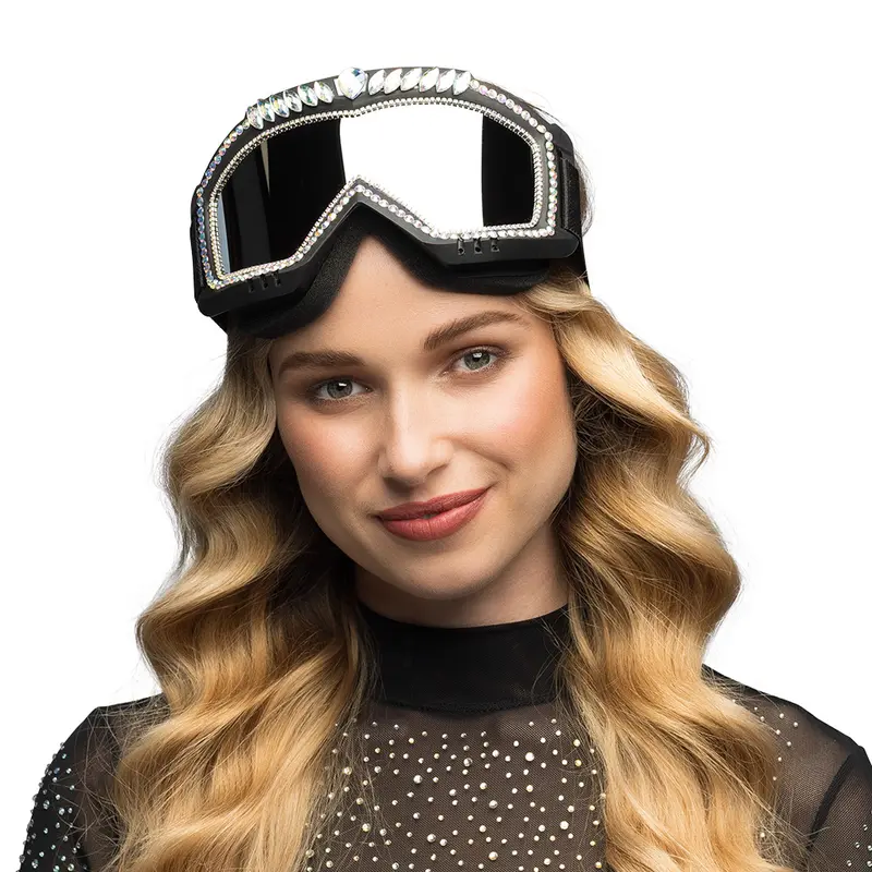 Party Skibrille Galaxy schwarz