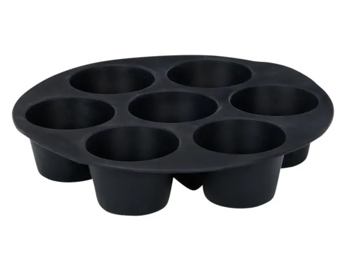 PATISSE Silikon Muffin-Backblech Air Frying Accessoires 7er 5.5 cm ø 21 cm
