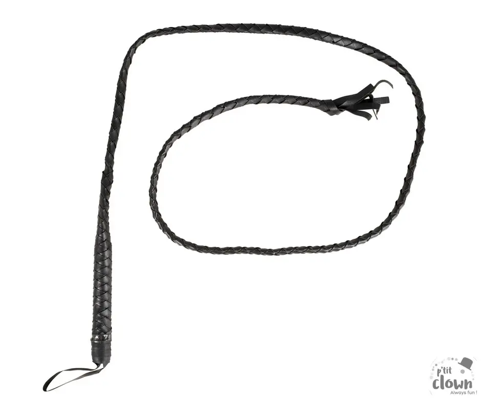 Peitsche 2 m schwarz