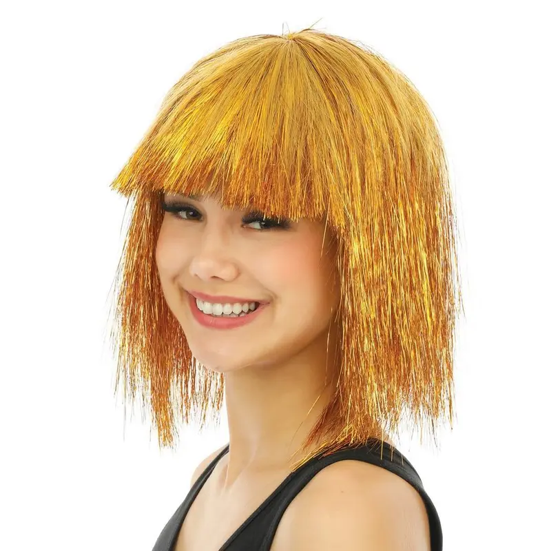 Perücke Disco gold