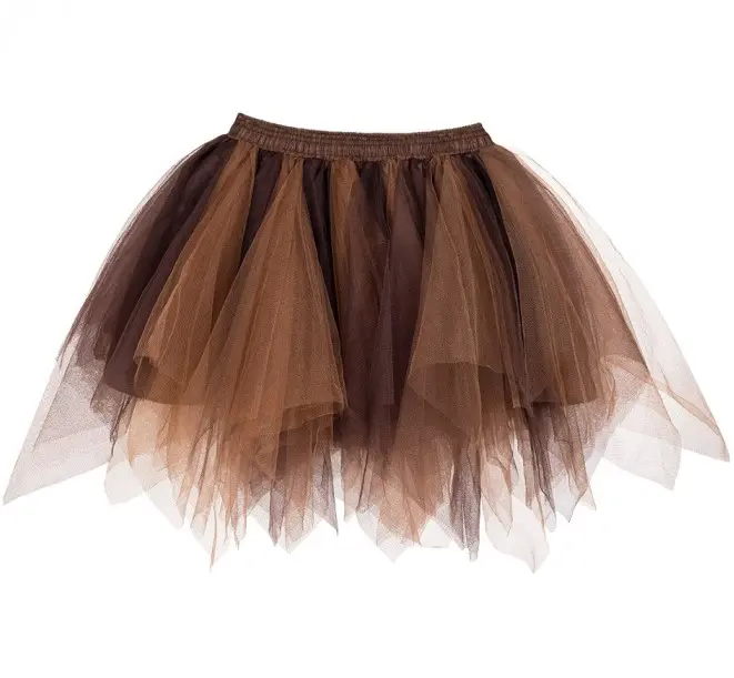 Petticoat braun dreilagig