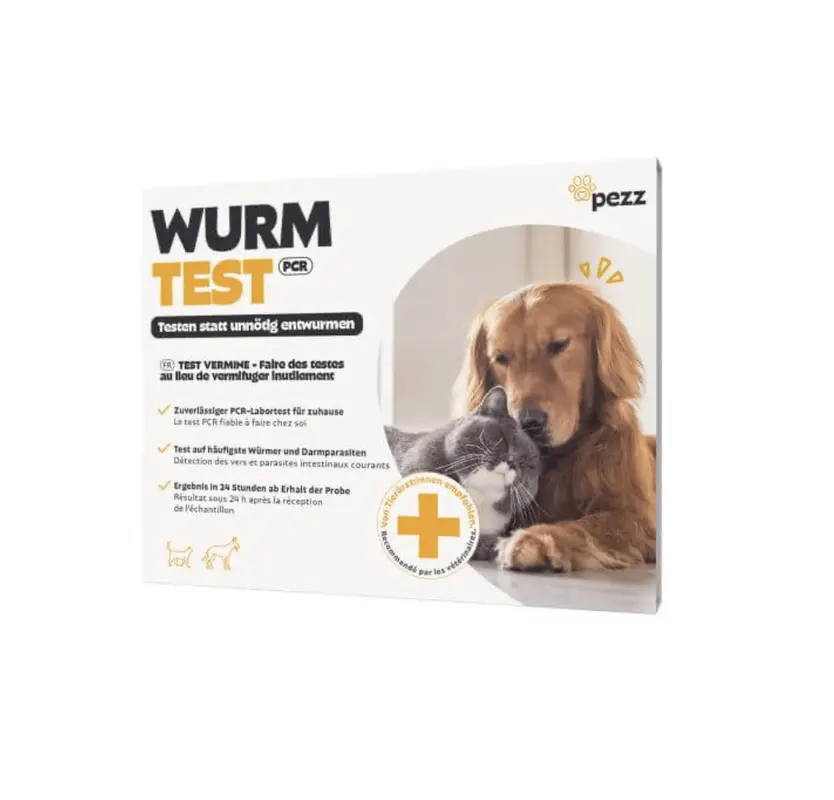 Pezz PCR Wurmtest für Hunde und Katzen