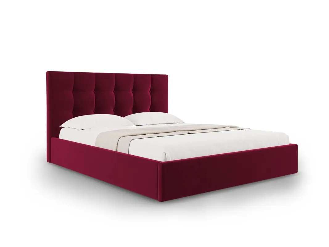 Phaedra Velour Bett mit Stauraum und Headboard
