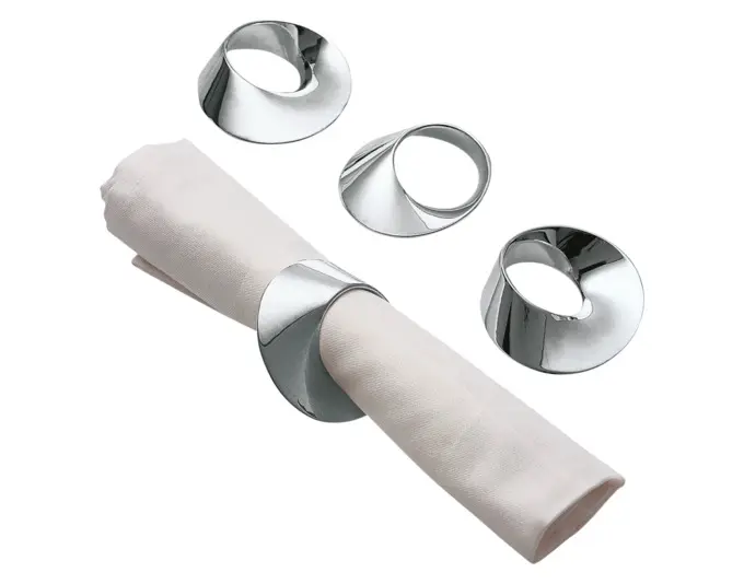 PHILIPPI Serviettenringe Swirl ø 6 cm 4tlg.