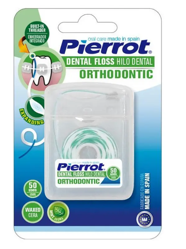 Pierrot Orthodontic Dental Floss - Duofloss, 50 Stk.