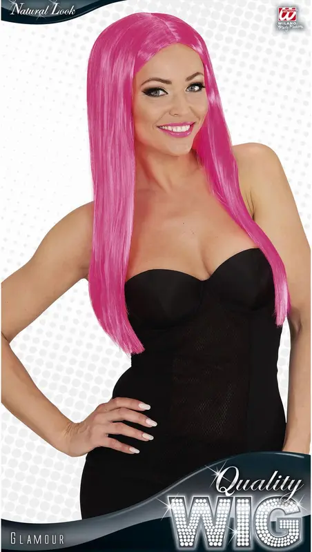 Pinkige Glamourperücke