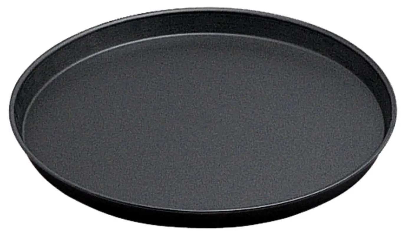 Pizzablech rund Boden Ø12.5cm, oben Ø14cm, Blaublech