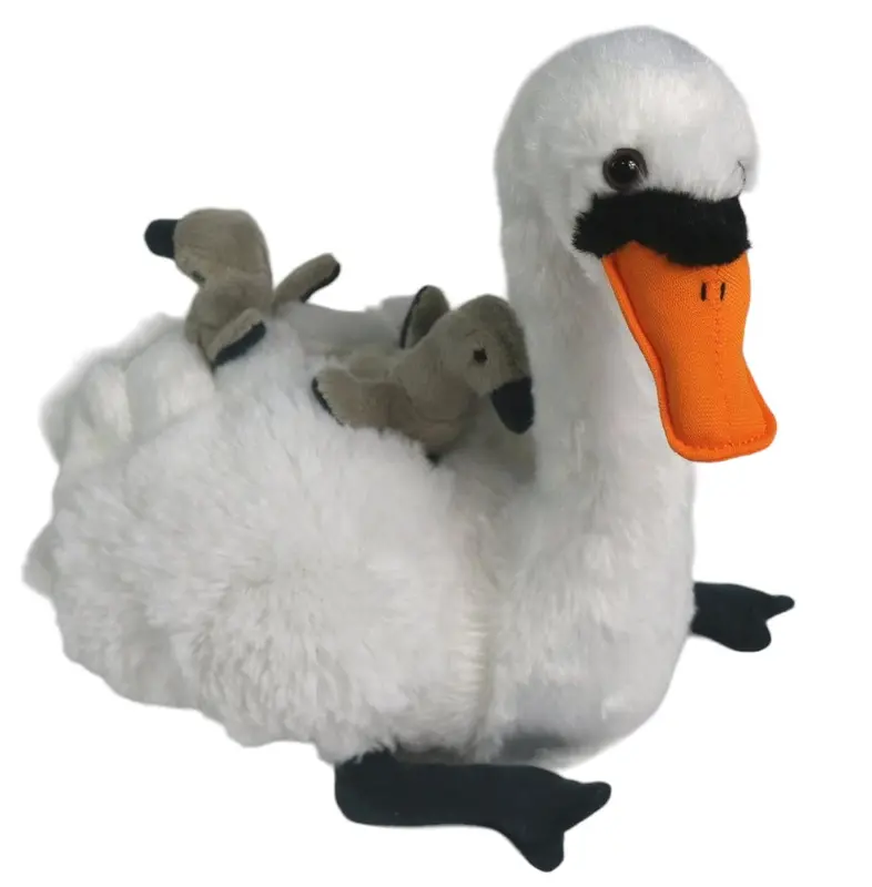 Plüsch Schwan mit Babys