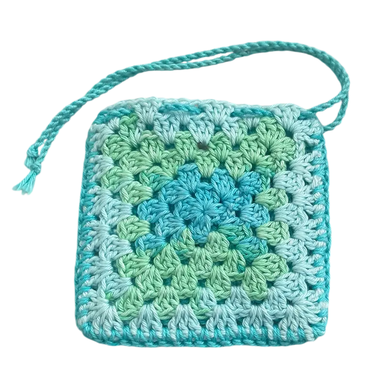 Pochette à savon au crochet