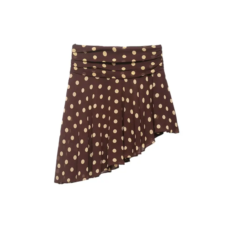 Polka-Dot Wickel-Rock «Dolce» · High-Waist, asymmetrisch
