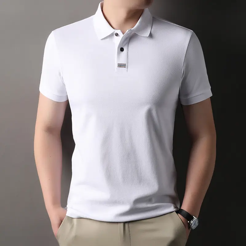 Polo-Shirt Kurzarm Sommer Revers Baumwolle