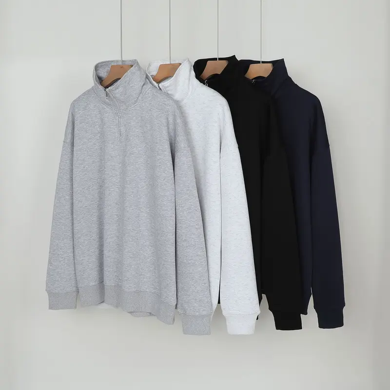 Premium Half-Zip Hoodie für Damen