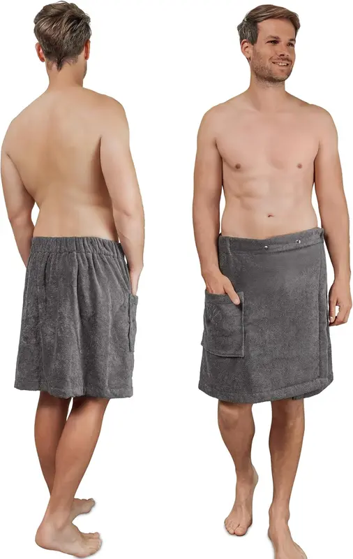 Premium Saunakilt Herren, Anthrazit
