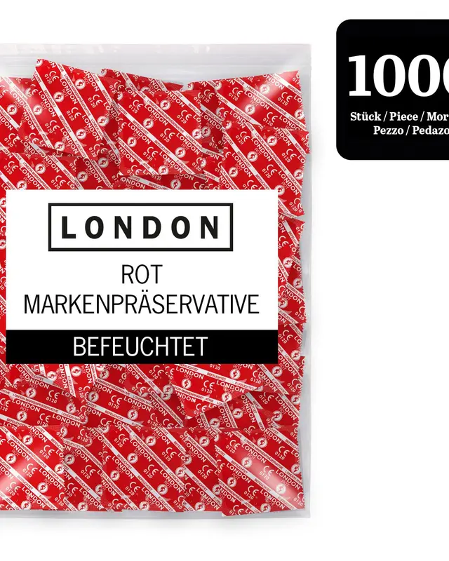 Préservatifs Durex London Rouge Fraise