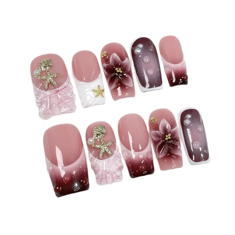 Press-on-Nails «French» · zum Aufkleben