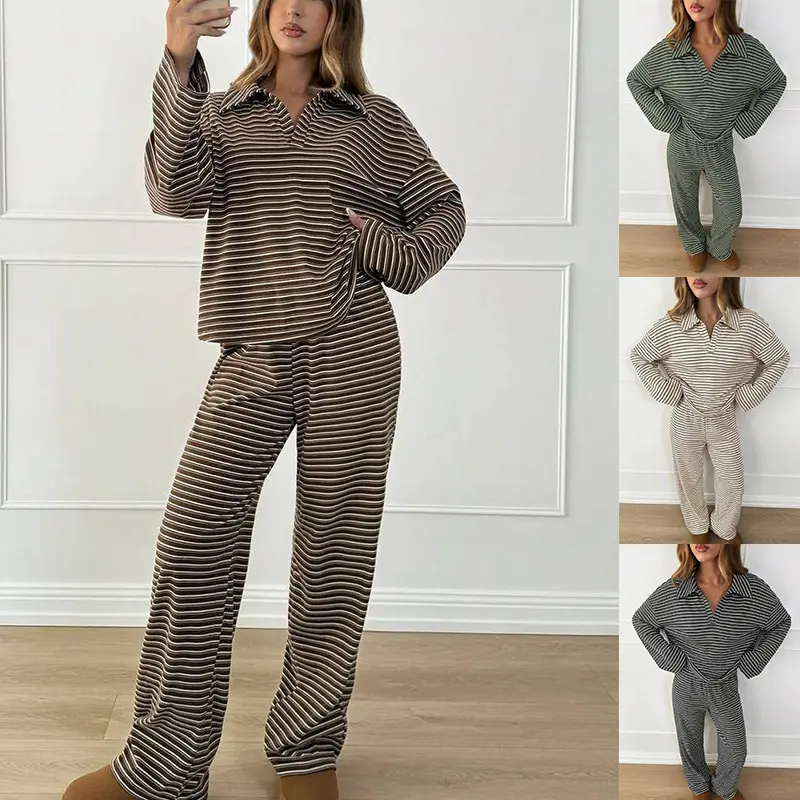 Pullover und weite Hose im Set