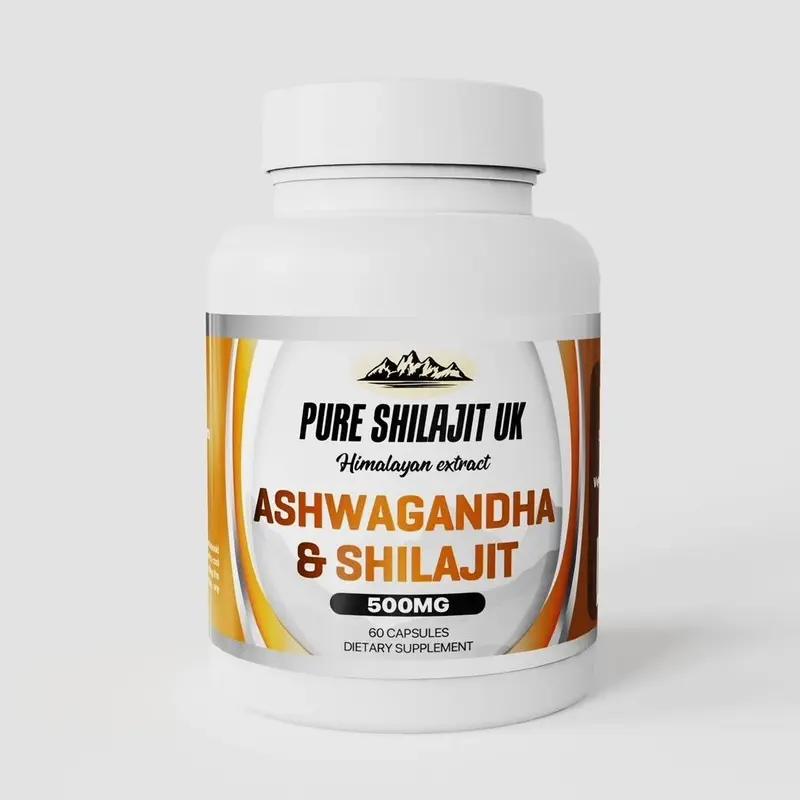 Pure Shilajit UK Extract Kapseln - Ashwagandha & Shilajit
