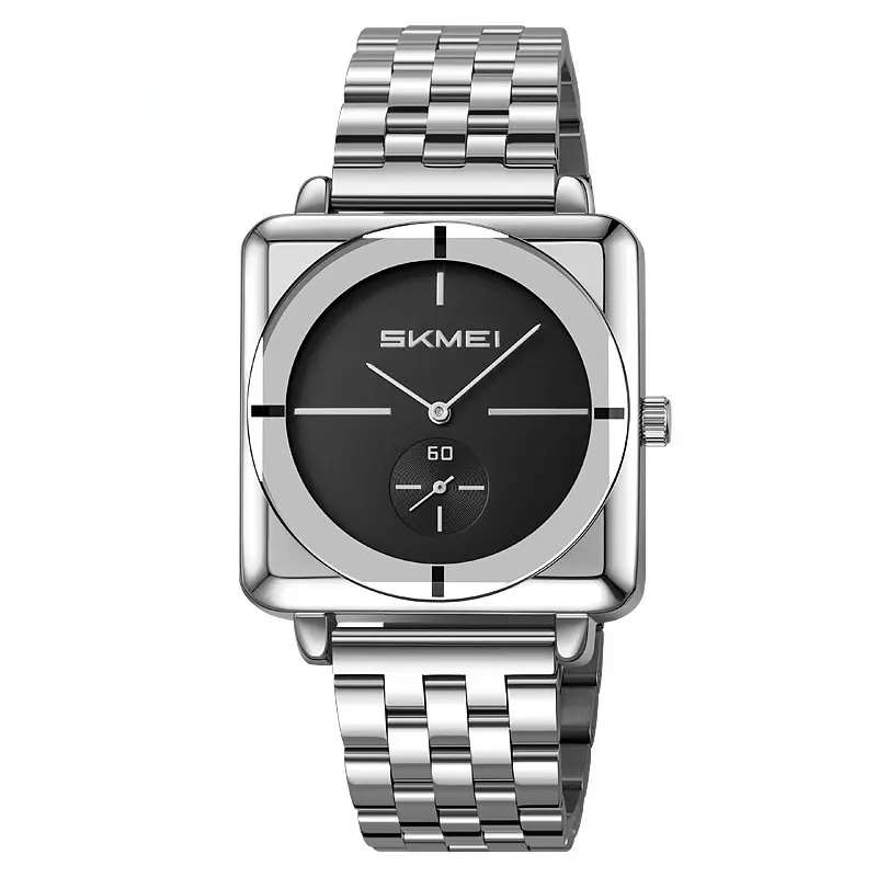 Quarz-Armbanduhr mit separater Sekundenanzeige
