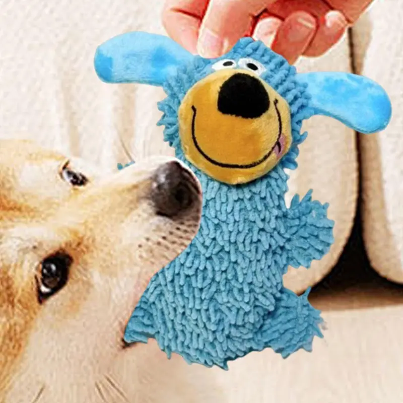 Quietschender Plüschhund für verspielte Vierbeiner