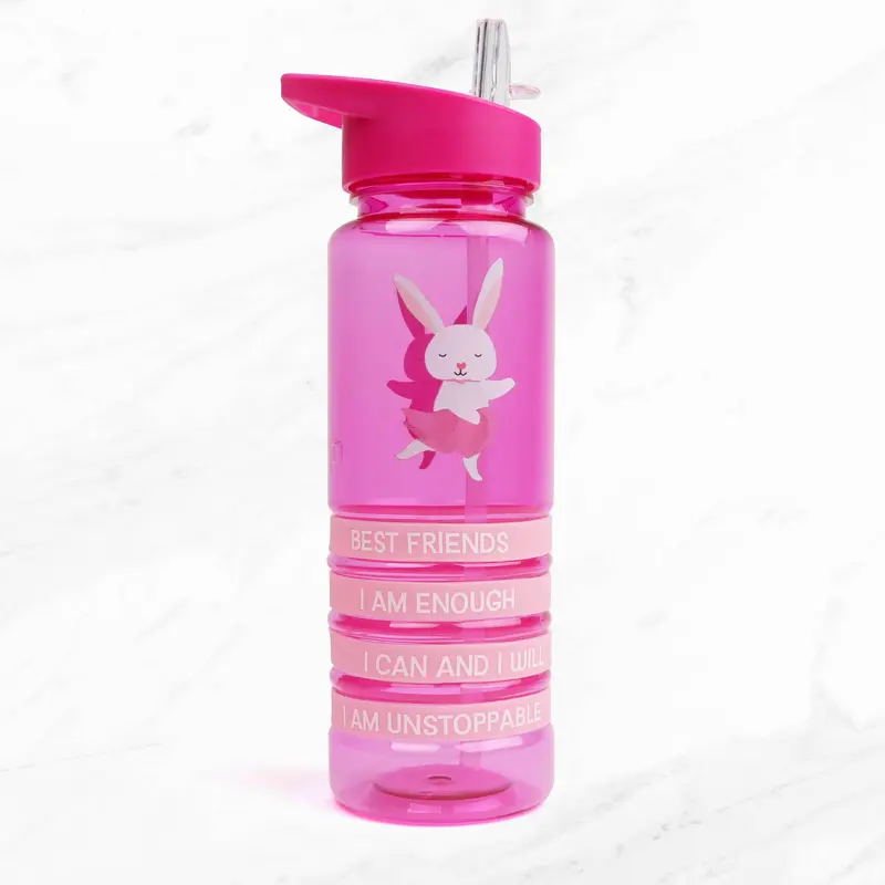 Rabbit Positivity Band Wasserflaschen für Kinder Trinkflasche Kids