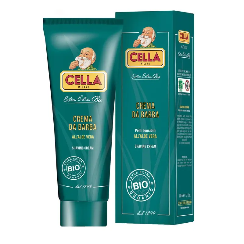 Rasiercreme Bio mit Aloe Vera - Cella Milano