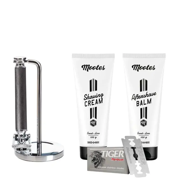 Rasierhobel-Set Basic 5-Teilig - Mootes