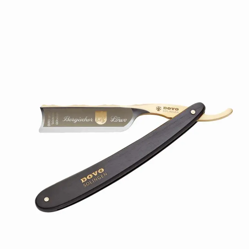Rasiermesser Bergischer Löwe Ebenholz spanischer Kopf 6/8" - Dovo