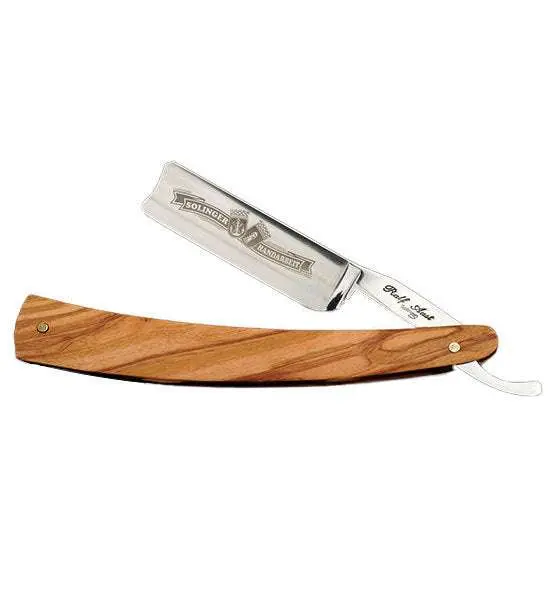 Rasiermesser spanischer Kopf 6/8" Olivenholz - Ralf Aust