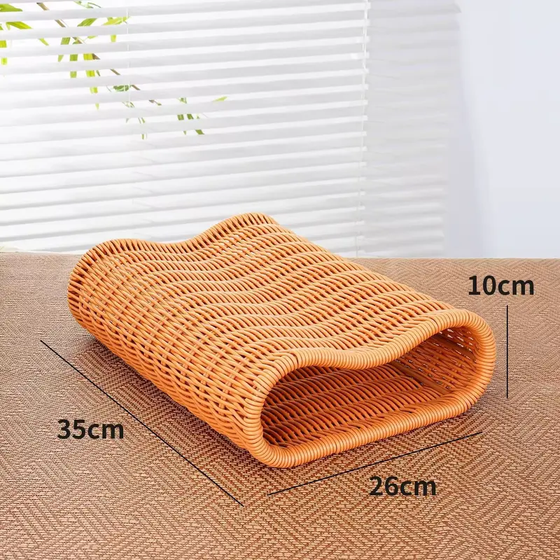 Rattan-Kühlkissen mit Nackenstütze