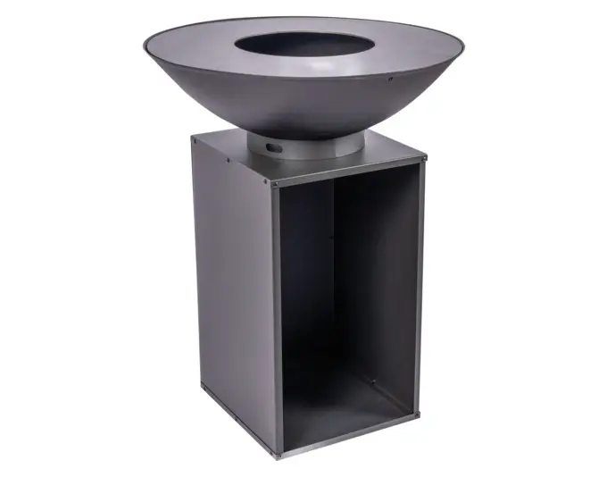 REDFIRE Feuerstelle Onyx Classic mit Abdeckung schwarz 80 cm