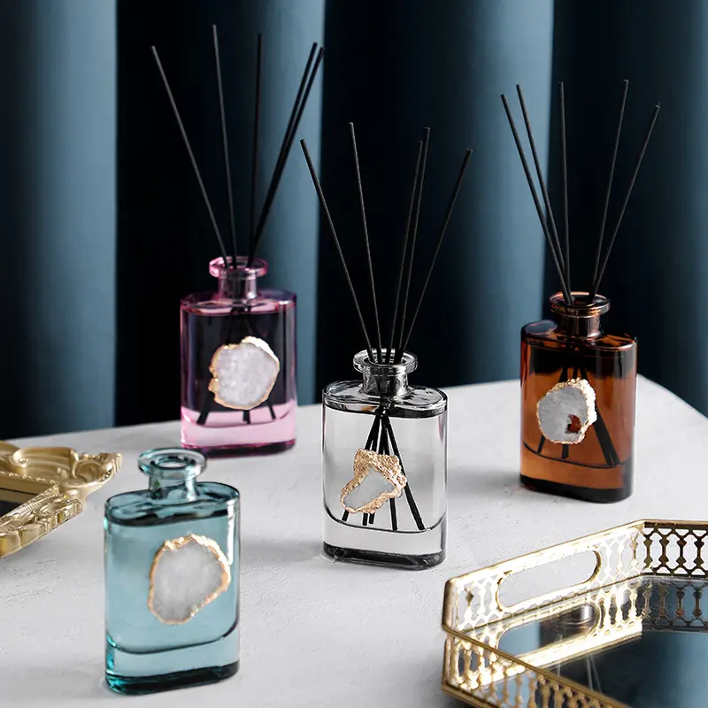 Reed-Diffuser «Cristallo» · Duftöl mit Achat-Stein